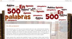 Desktop Screenshot of en500palabras.com